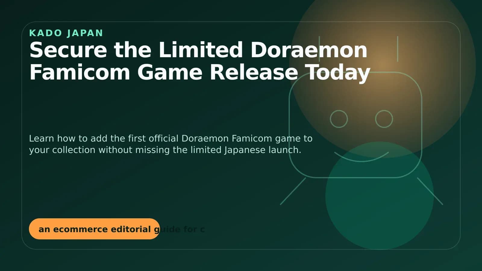 Secure the Limited Doraemon Famicom Game Release Today