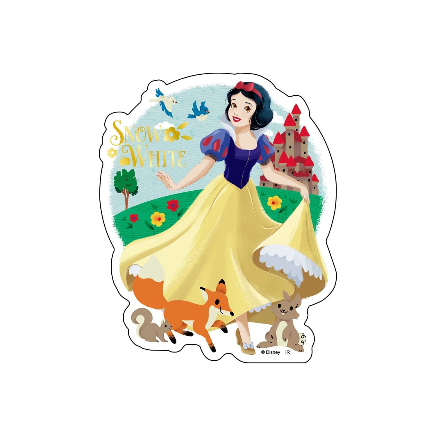 Disney Princess Foil Stamp Sticker