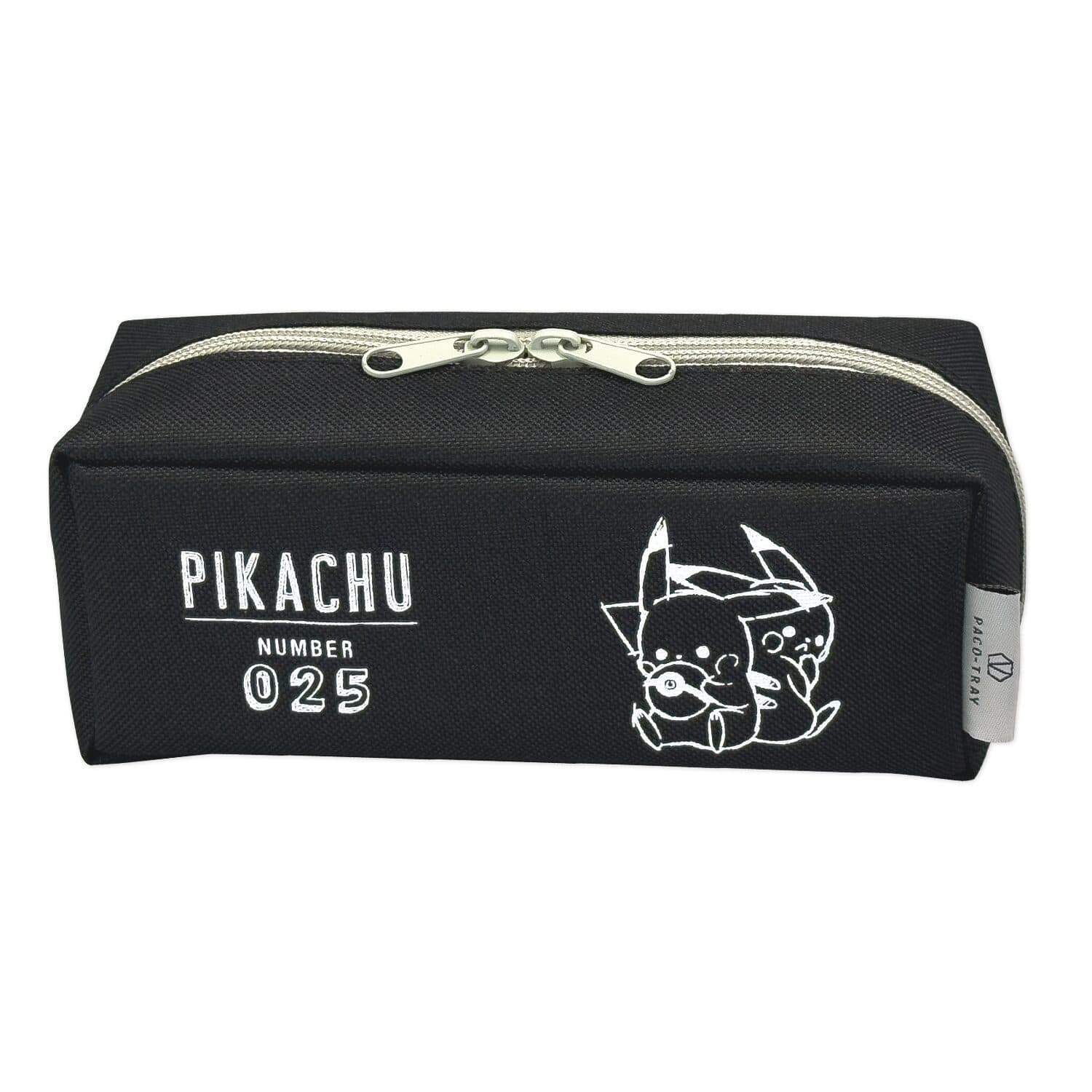 Paco Tray Pen Case Big Capa/“Pikachu number025” Black