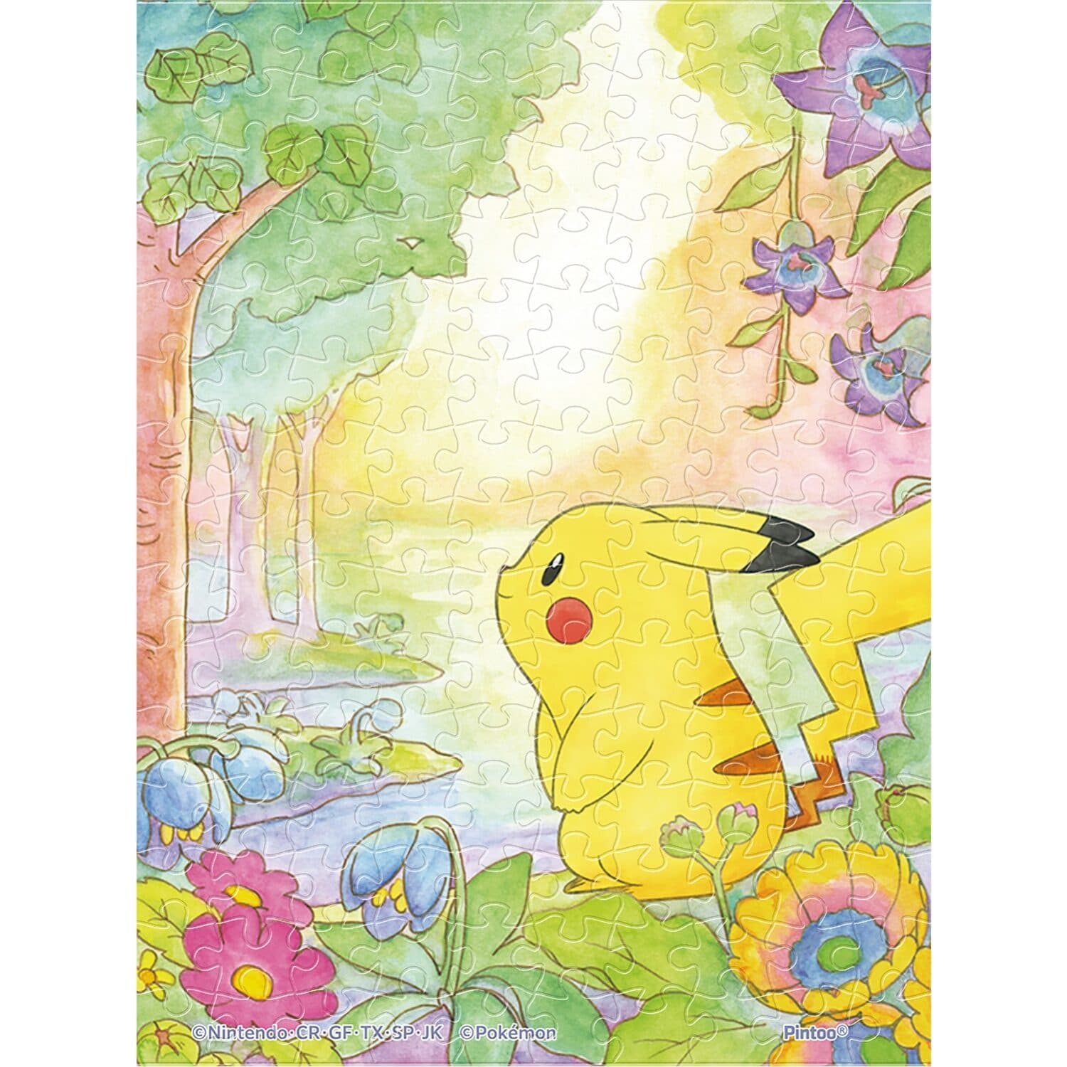 Puzzle MA-116 Pikachu and flowers
