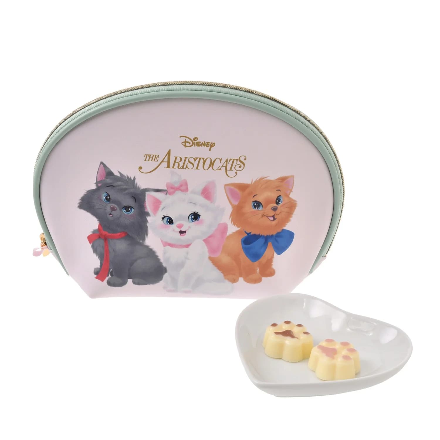 Marie, Berlioz, Toulouse Fashionable Cat Chocolate Pouch DISNEY ARISTOCATS VA...