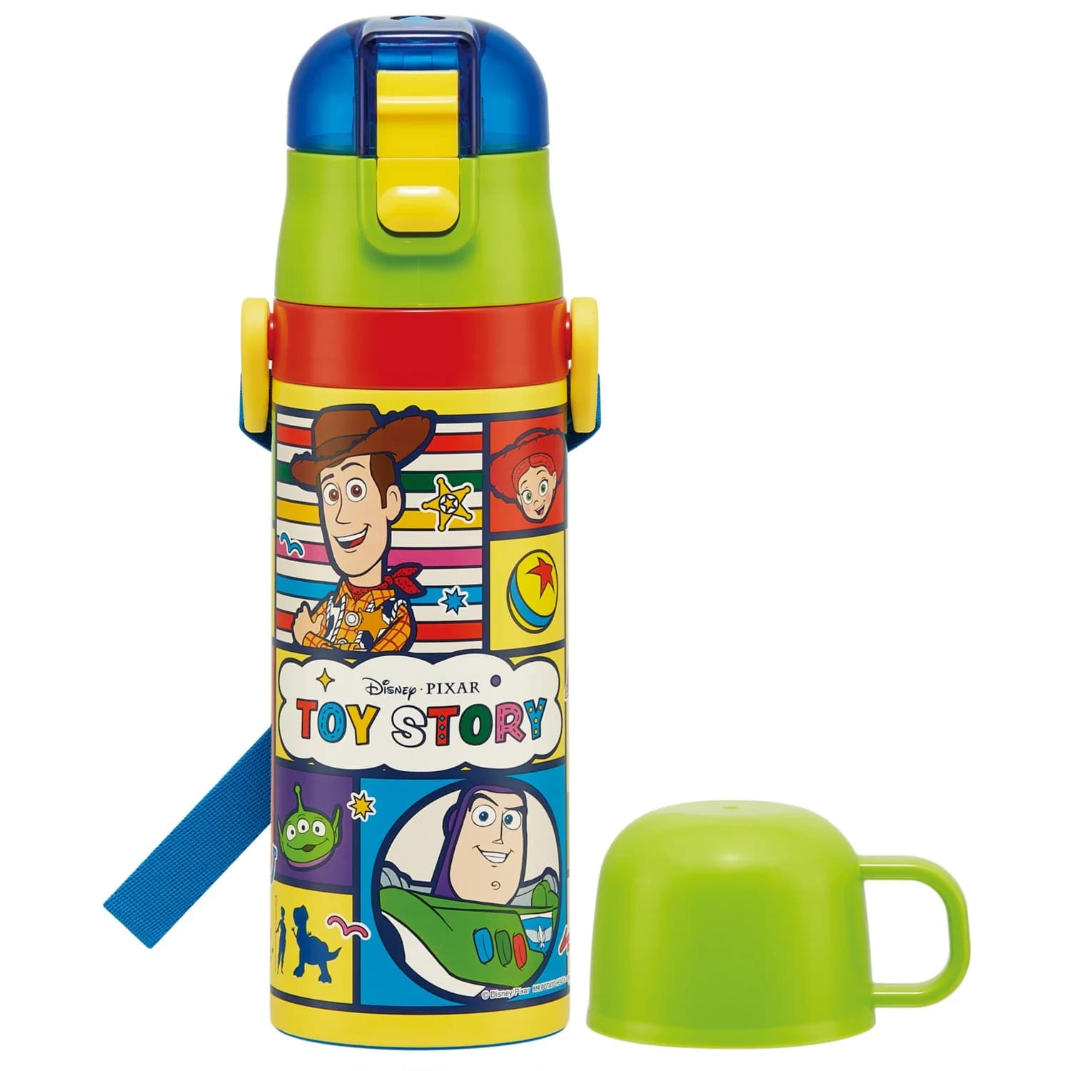 Ultra-lightweight 2-way stainless steel bottle that can be used as a direct d...