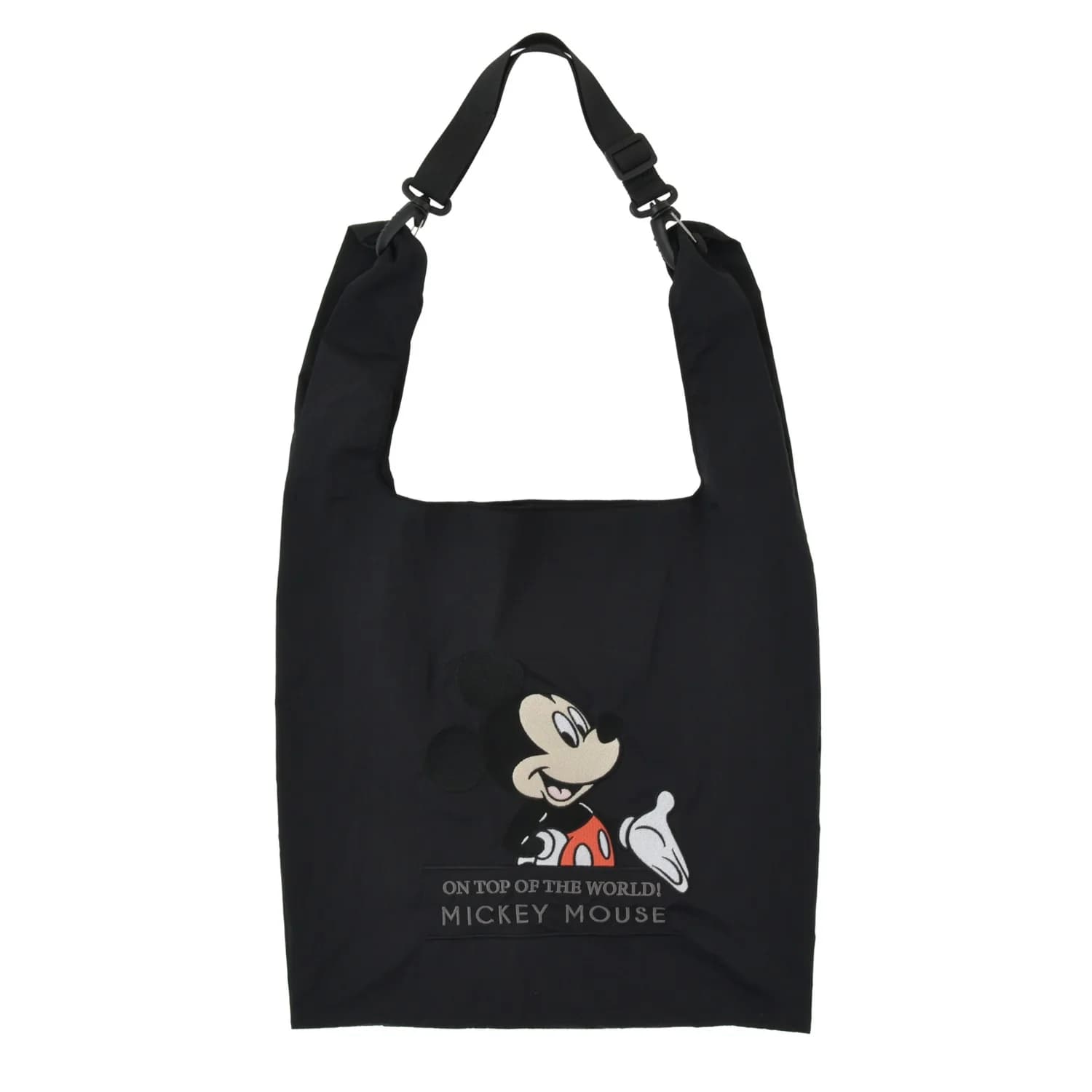 Mickey Tote Bag Foldable 2WAY Embroidery Bag