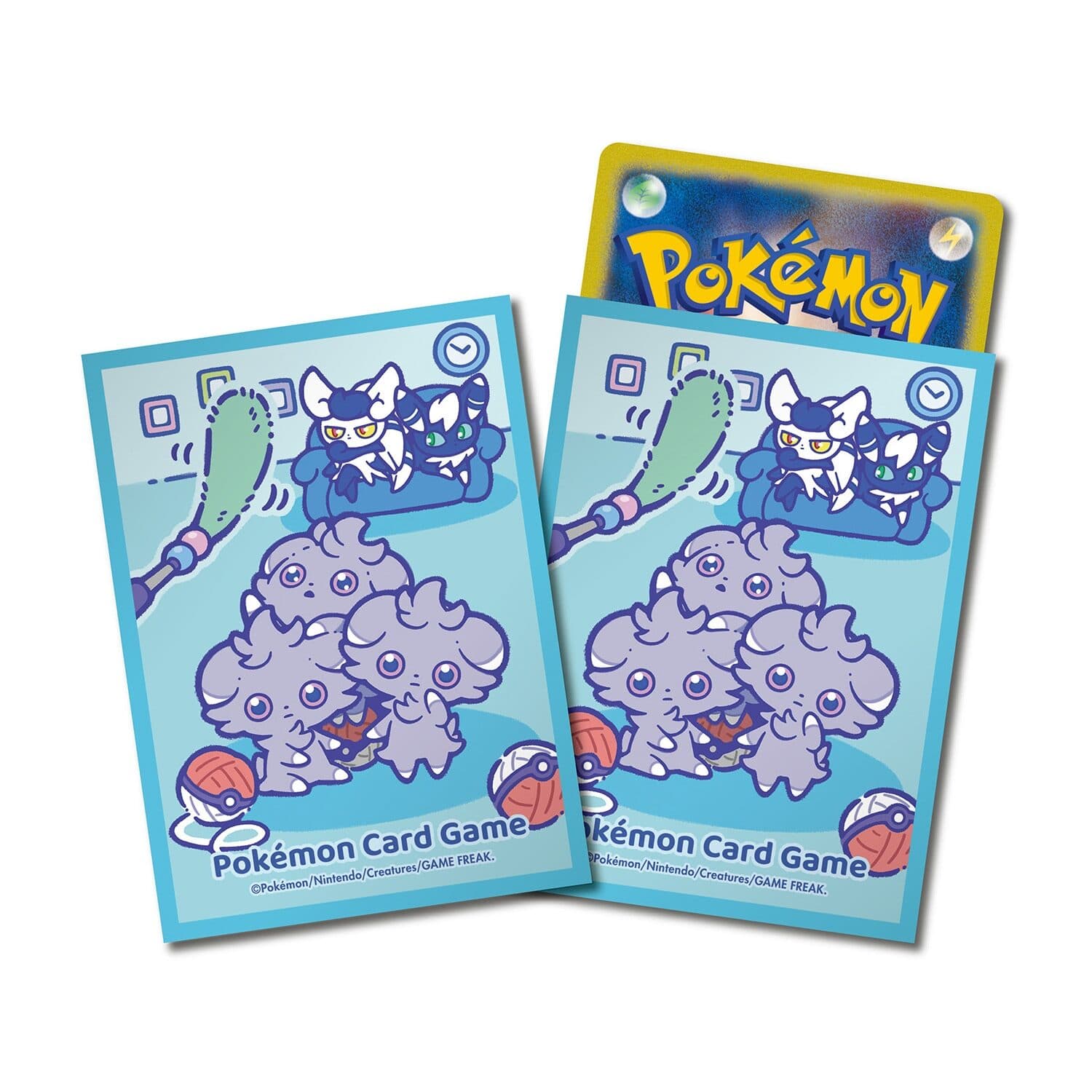 Pokémon TCG Deck Sleeves Snubbull #209 Leisurely Play Blue | Japan
