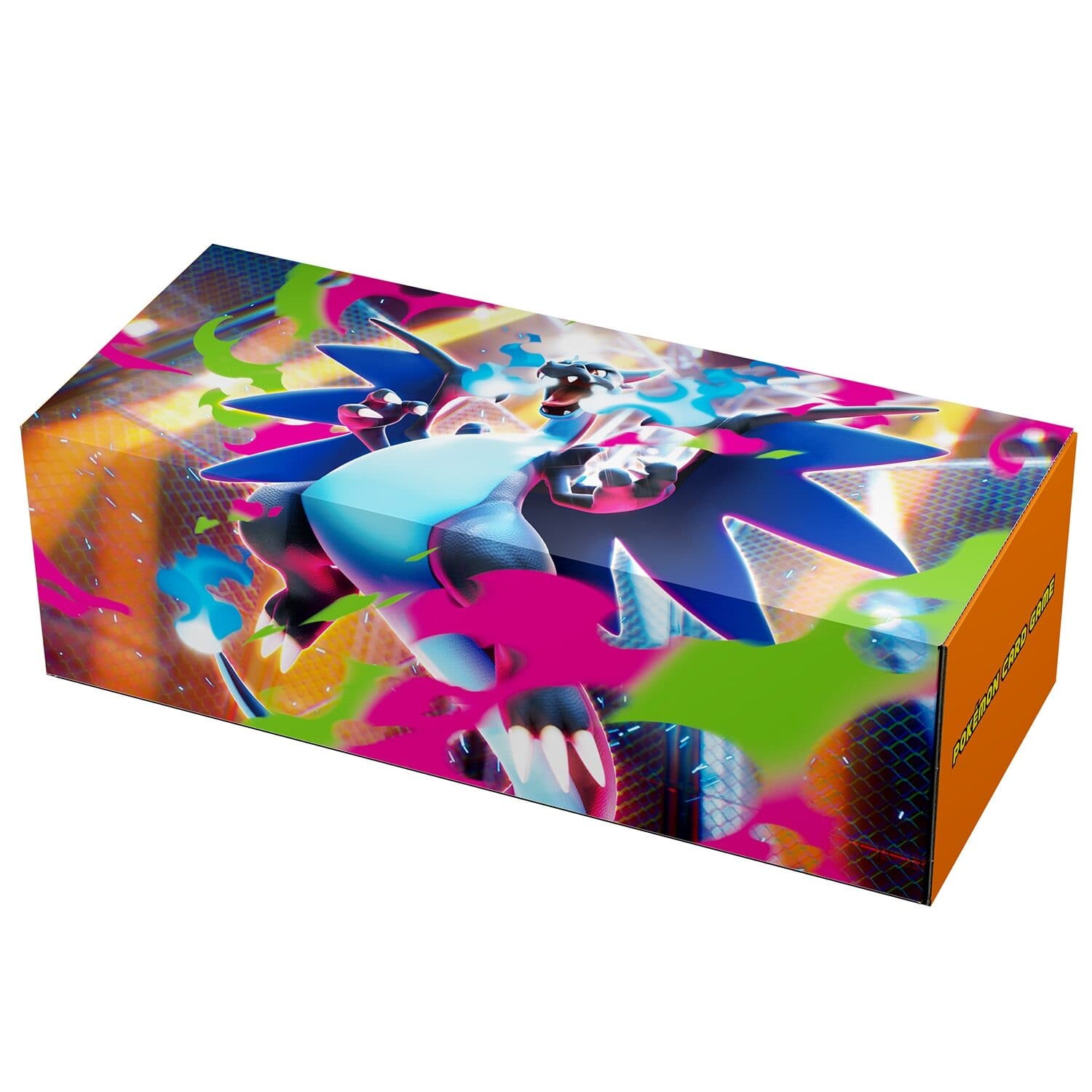 Pokémon TCG Long Card Box – Mega Charizard X | Official Japan Exclusive