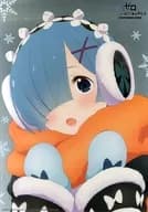 A3 Snow Metallic Poster Rem "Blu-ray Re:ZeRo Starting Life in Another World Memory Snow Limited Edition" early reservation privilege