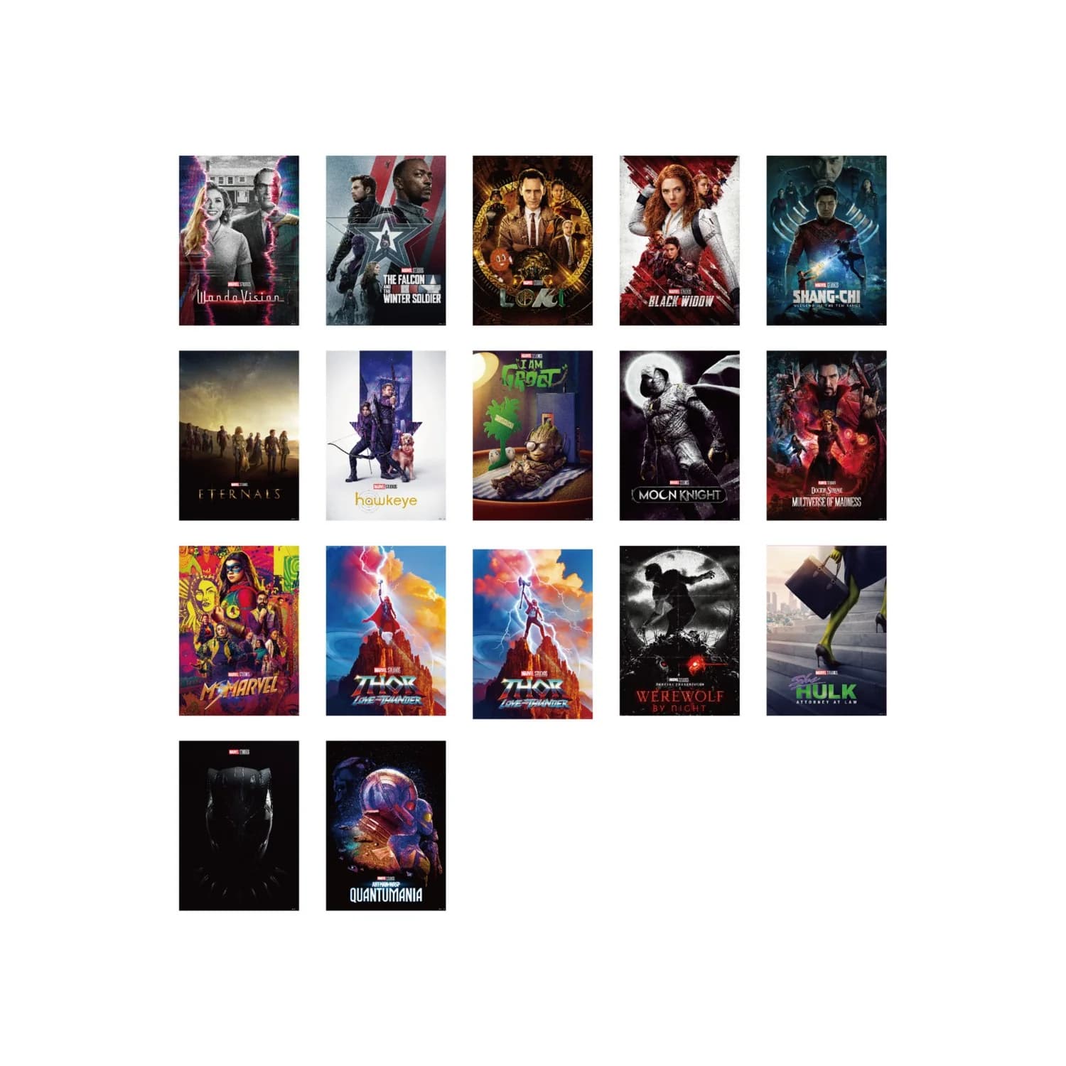 MARVEL STUDIOS Poster Set Vol.2(Movie&Drama)