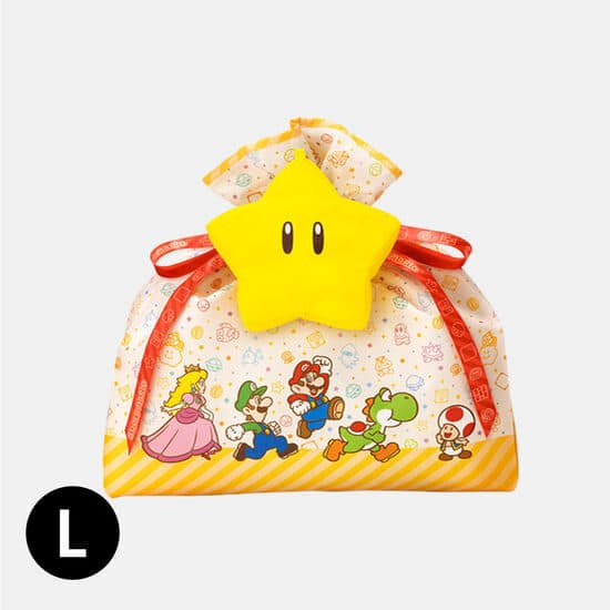 Super Mario Wrapping x Eco Bag (Mario Characters)